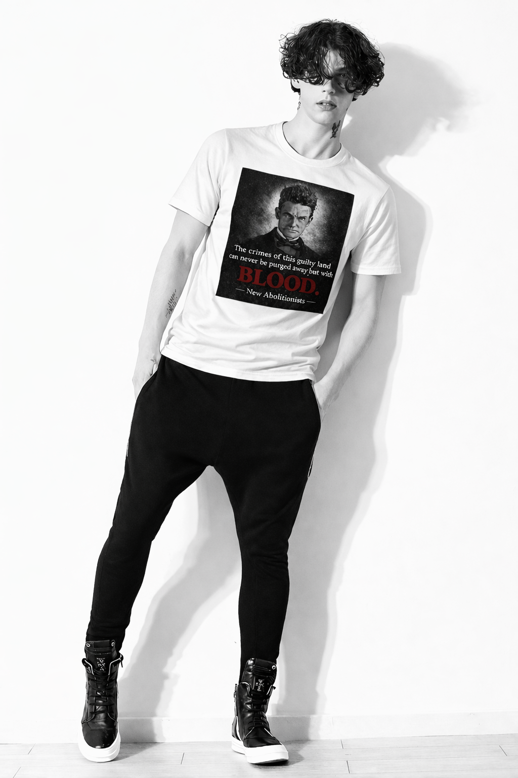 John Brown Guilty Land New Abolitionists T-Shirt